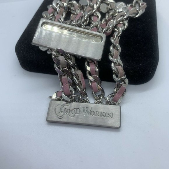 Good Works Multi Strand Leather and Beaded Bracelet W/Magnetic Clasp - Picture 4 of 6